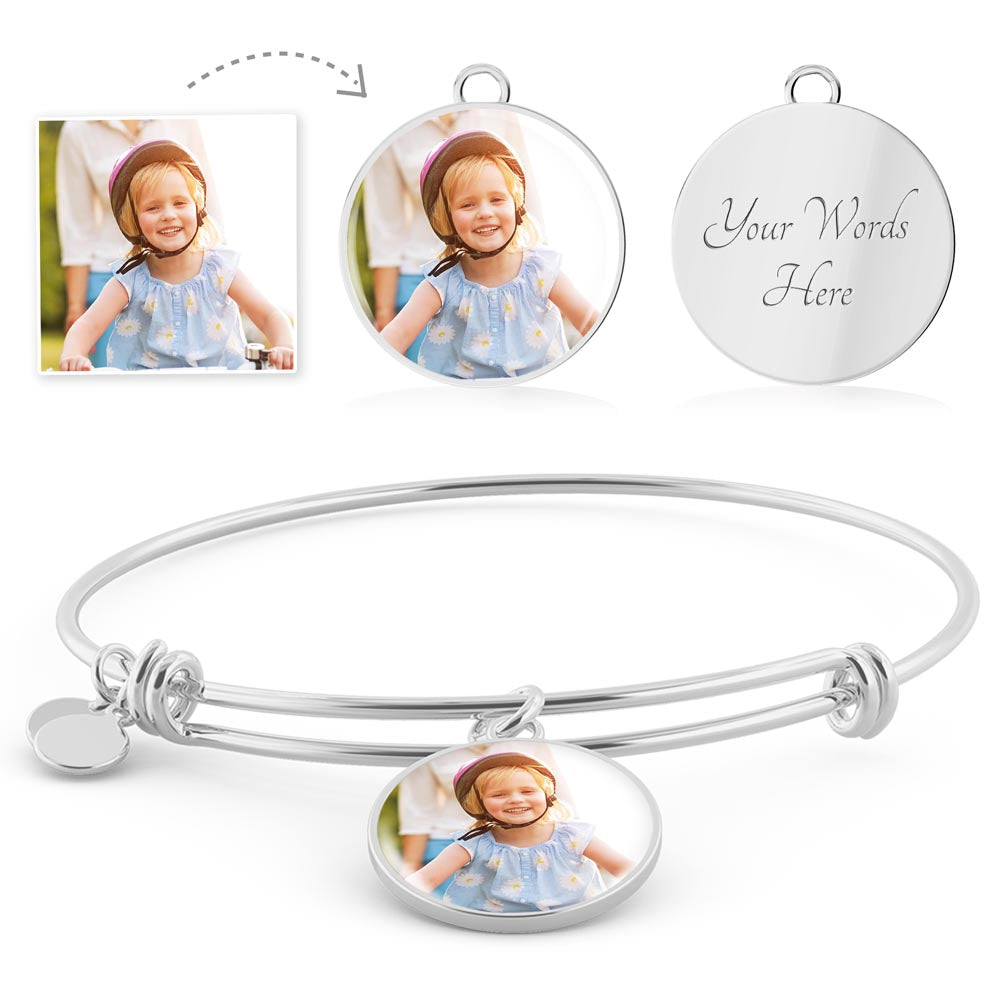 Custom Photo Bangle – A Keepsake from the Heart
