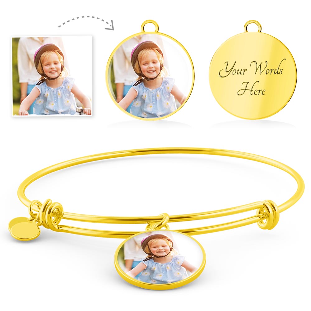 Custom Photo Bangle – A Keepsake from the Heart