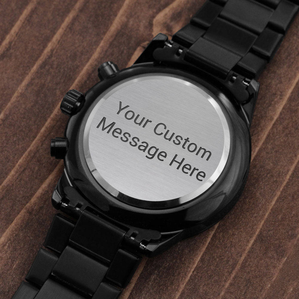 Marked By Love – Custom Engraved Chronograph for Him