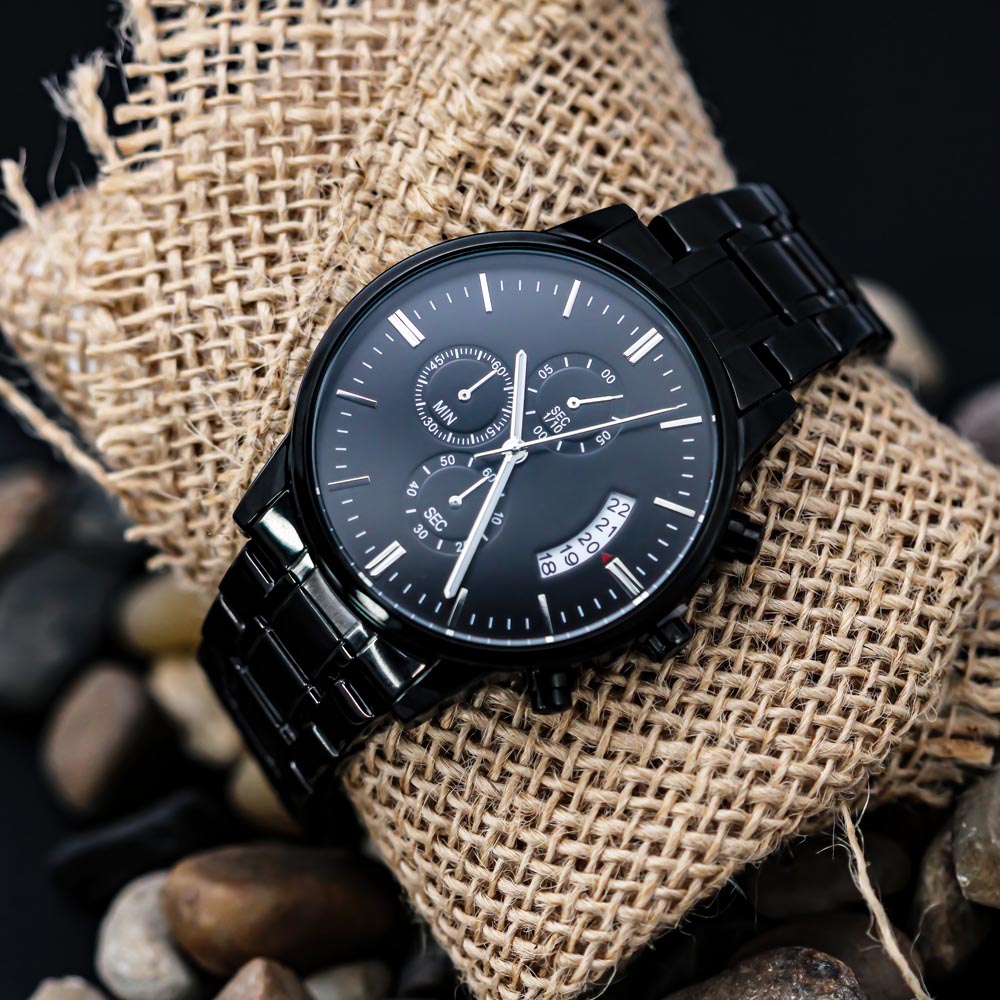 Marked By Love – Custom Engraved Chronograph for Him