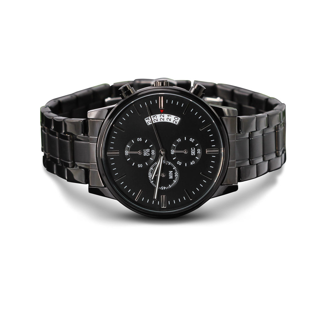Marked By Love – Custom Engraved Chronograph for Him