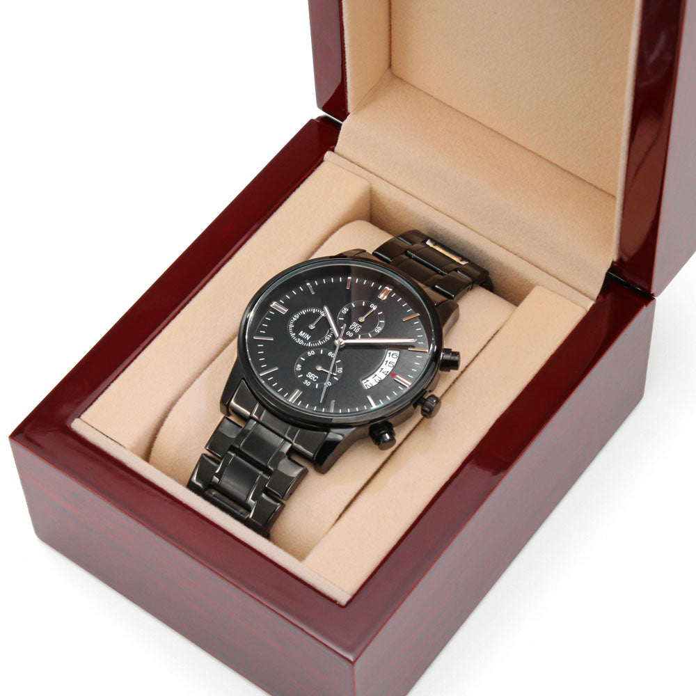 Marked By Love – Custom Engraved Chronograph for Him