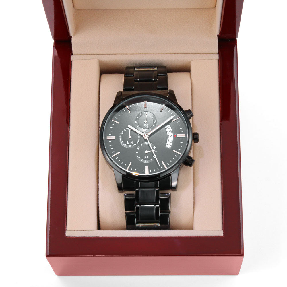 Marked By Love – Custom Engraved Chronograph for Him