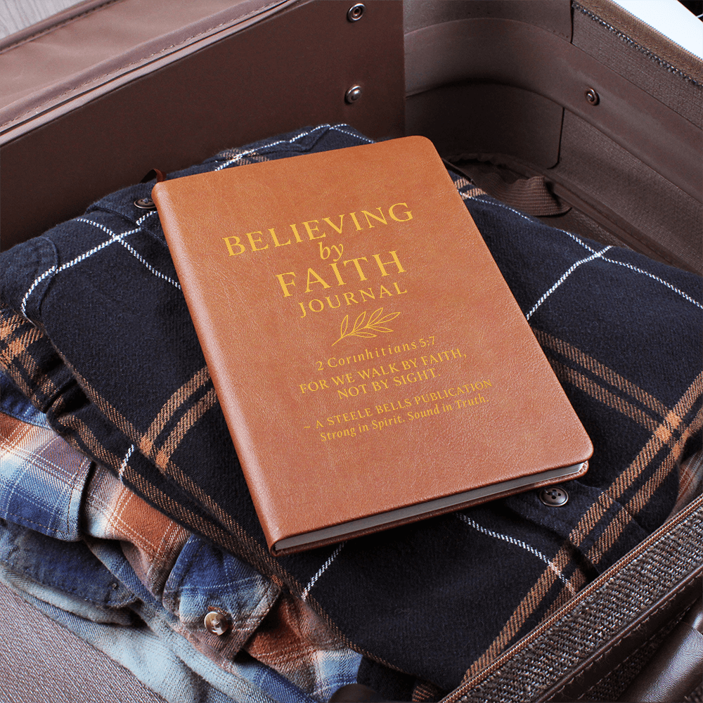 Believing by Faith – Vegan Leather Journal