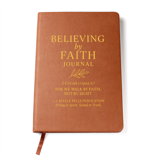 Believing by Faith – Vegan Leather Journal
