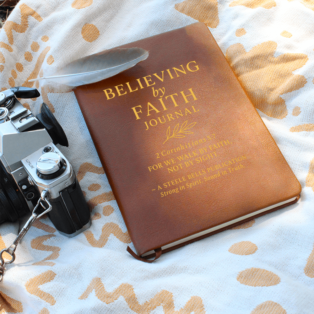 Believing by Faith – Vegan Leather Journal