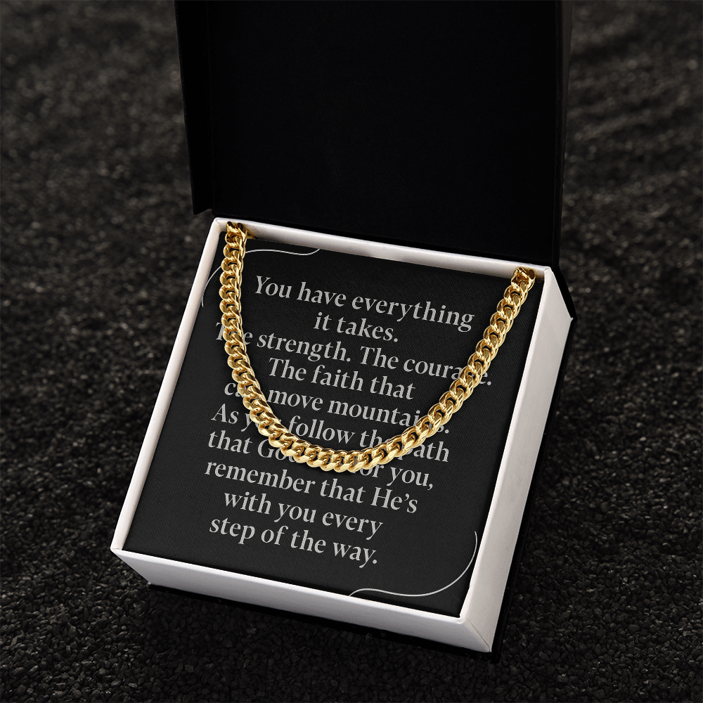 Bold Faith Cuban Link Chain – Strength in Style