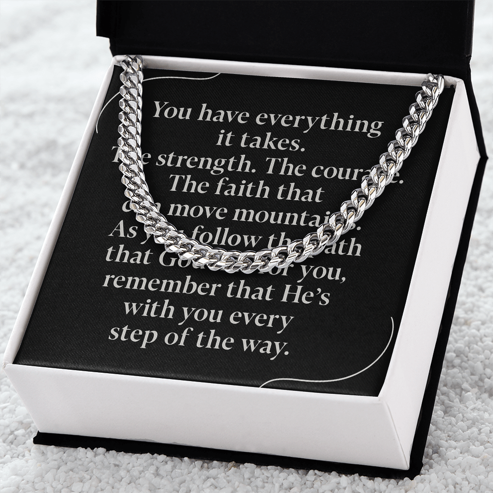 Bold Faith Cuban Link Chain – Strength in Style