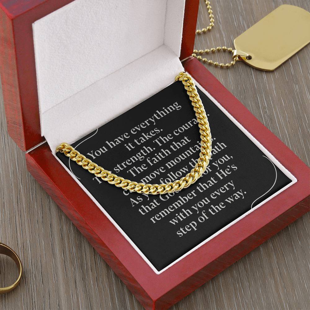 Bold Faith Cuban Link Chain – Strength in Style