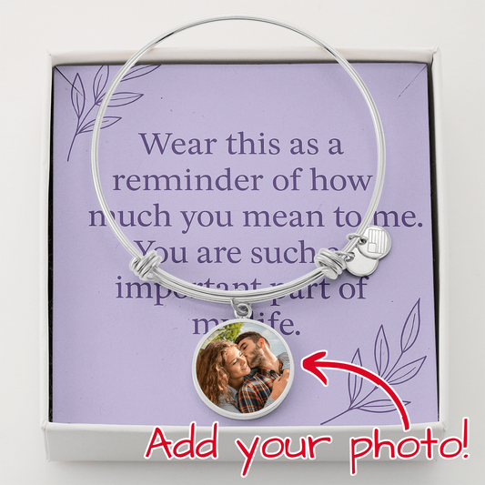 Custom Photo Bangle – A Keepsake from the Heart