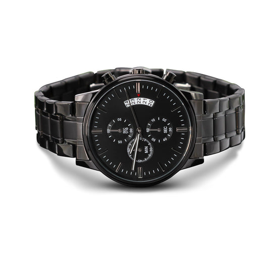 Marked By Love – Custom Engraved Chronograph for Him