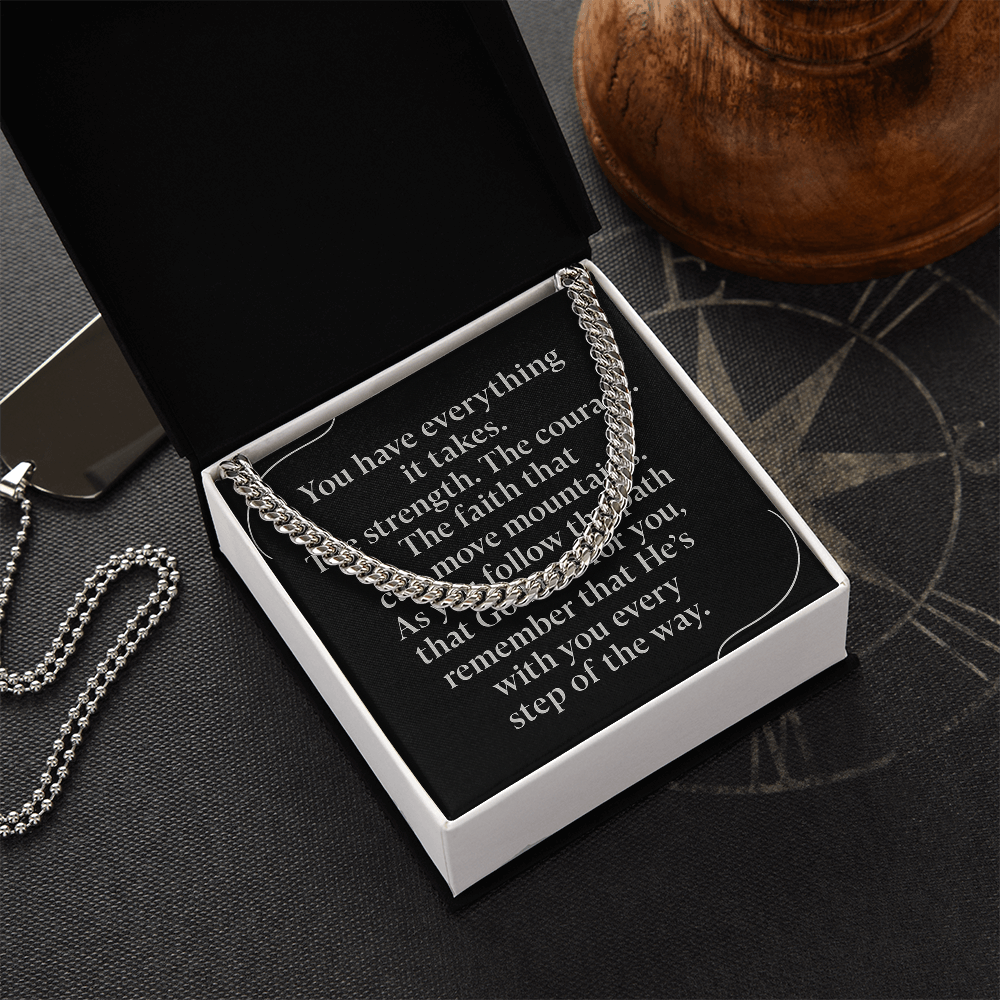 Bold Faith Cuban Link Chain – Strength in Style