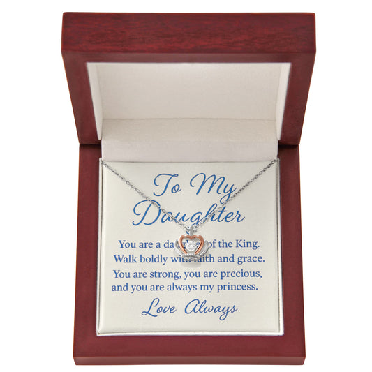 Queen of My Heart – Crown Pendant Necklace
